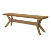 Plank+Beam Solid Wood Verso Dining Bench, 60" Entryway Bench, Minimalist Room Bench - 2 of 4