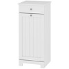 HOMCOM Tilt Out Laundry Hamper, Laundry Hamper Cabinet with Basket, Laundry Cabinet Bathroom Storage Cabinet with Drawer - 4 of 4