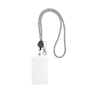 Unique Bargains Crystal ID Card Bling Keychain Lanyards with Metal Clasps - 1 of 4
