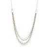 Silpada 'Intermingle' Sterling Silver with 14K Yellow Gold Plating Chain Necklace, 18" + 2" - 2 of 4