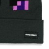 Minecraft Beanie Adult Ender Dragon 3D Ears Character Cuff Knit Hat Cap Grey - 3 of 4