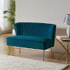 Ainhoa 45" Contemporary  Solid and Manufactured Wooden Frame Loveseat | ARTFUL LIVING DESIGN - image 3 of 4