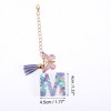 Unique Bargains Heart Sequin Letter M Butterfly Tassel Water Cup Pendant Purple 1 Pc - 2 of 4