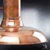 Urban Ambiance Luxury Luxe Industrial Chic Outdoor Wall Light,  12.375"H x 12"W,  Solid Copper Finish, UHP1026 - 4 of 4