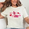 Be Mine Knit Print - Women's Short Sleeve Graphic T-Shirt - 3 of 4