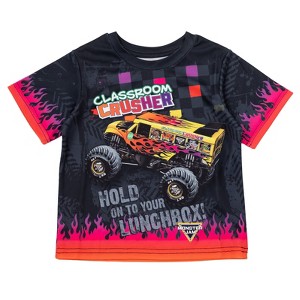 Monster Jam Grave Digger El Toro Loco Megalodon Truck T-Shirt - 1 of 4