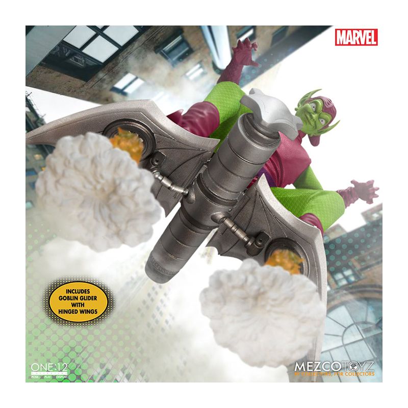Green Goblin Deluxe Edition One:12 Collective | Marvel | Mezco Toyz Action figures, 3 of 6