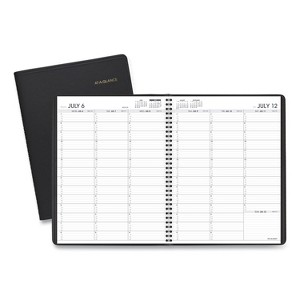 Weekly Appointment Book, 11 x 8.25, Black Cover, 14-Month: July 2025 to Aug 2026 - 1 of 4