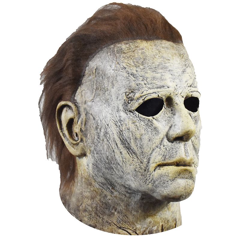 Mens Halloween H18 Michael Myers Mask Costume Mask - 14 in. - White, 1 of 2
