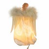 Kurt Adler 10-Light 9 Inch Ivory and Gold Angel Treetop - 4 of 4