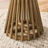 HDZNVF 19.7 inch H End Table, Walnut Brown - 2 of 4