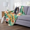 Bambi 80th Celebration Flower Power Silk Touch Throw Blanket - 4 of 4