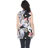 Women's Pleated Front Sleeveless Tunic Top - 3 of 4