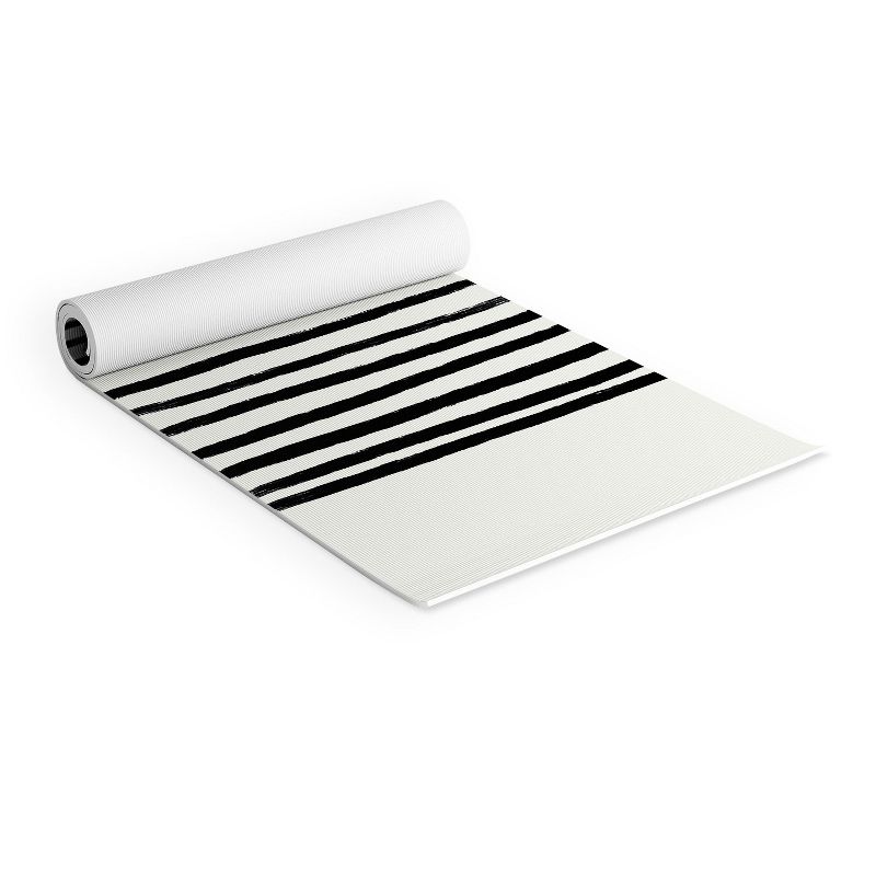Bohomadic.Studio Minimal Series Black Striped Arch (6mm) 70" x 24" Yoga Mat - Society6, 2 of 4