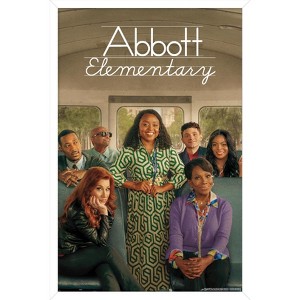 Trends International Abbott Elementary - Bus One Sheet Framed Wall Poster Prints - 1 of 4