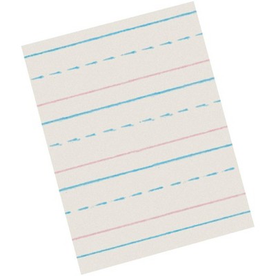 School Smart Zaner-Bloser Paper, 3/8 Inch Ruled, 8 x 10-1/2 Inches, 500 Sheets