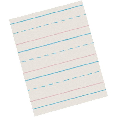8 x 10-1/2 Inches 3/8 Inch Ruled 500 Sheets School Smart Zaner-Bloser Paper 