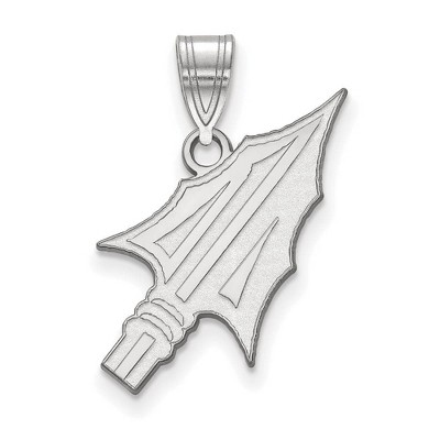 Black Bow Jewelry 14k White Gold Florida State Seminoles NCAA Large Pendant