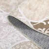 Geometric Trellis Area Rug,Modern Neutral Washable Rugs in Farmhouse Design,Non-Slip Low-Pile Indoor Carpet Blue - 4 of 4