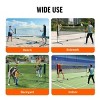Badminton Net, Height Adjustable Volleyball Net, Foldable Pickleball Net, Portable Easy Setup Tennis Net Set with Poles - 2 of 4