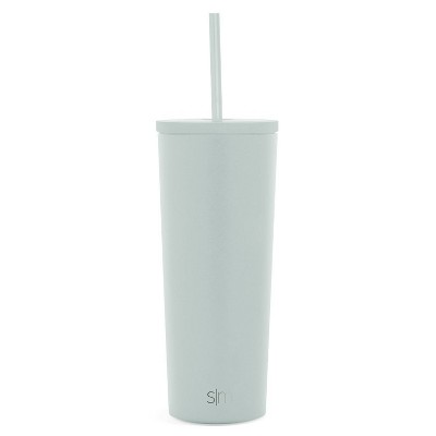 Simple Modern 24oz Insulated Stainless Steel Classic Tumbler With Straw  Black : Target