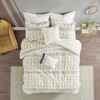 5Pcs Duvet Set, Modern Bedding Set, Cotton Bed Comforter - 3 of 4