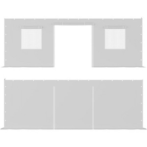 Extra Heavy Duty Carport Sidewalls, PE Waterproof & UV-Resistant Fabric Panels, Universal Fit for 10x20 and 13x20 Foot Carport Frames - 1 of 4