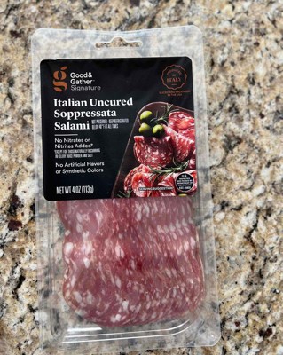 Signature Italian Uncured Sopressata Salami - 4oz - Good & Gather™ : Target