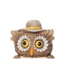 Gallerie II 3.1" x 4.8" Sunflower Eyes Pumpkin Owl with Corn Decorative Thanksgiving Figure Figurine - image 2 of 4