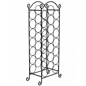 vidaXL Wine Rack for 21 Bottles Metal - 1 of 4