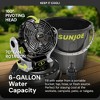 Sun Joe 24 Volt IONMAX Cordless Misting Fan Kit, Indoor or Outdoor, with 6 Gallon Portable Bucket, 60 Square Foot Coverage, 2.0-AH Battery and - 4 of 4