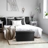 Sorbus Collapsible Bench Ottoman With Cover - Faux Suede - 3 of 4