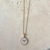 Adornia Tarnish Resistant 18k Gold Plated Mother of Pearl Zodiac Necklace - 3 of 4