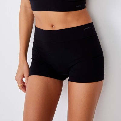 Jockey Generation™ Women's 2pk Comfort Waist Boy Shorts - Black M : Target