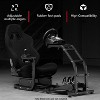 Dardoo Racing Sim Cockpit with Black Seat Adjustable Stand Compatible with Logitech, Thrustmaster & PXN Wheel & Pedal & Shifter Not Included - 3 of 4
