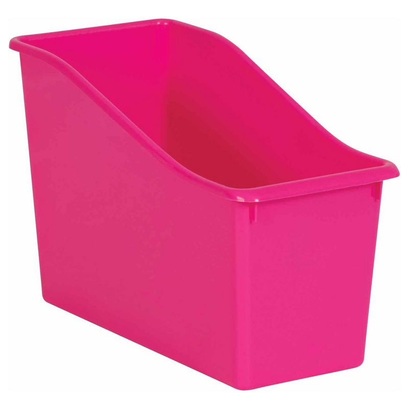 Teacher Created Resources® Pink Plastic Book Bin, Pack of 6, 2 of 3