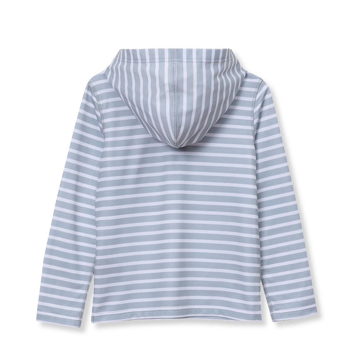 Lands' End Kids Henley Pullover Hoodie - thumbnail 2