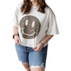 Women's Dimples & Smiles Graphic Tee - Easel - 2 of 2