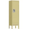 1 Door Tall Single Metal Locker-Retro Style Storage Cabinet--Industrial Furniture--For Living Room/Bedroom/Storage Room/Gym/School--Yellow - 4 of 4