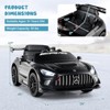 Costway Ride on Car Licensed Mercedes-AMG GT3 Kids Car with Remote Control 3 Speeds Black/Red/White - 3 of 4