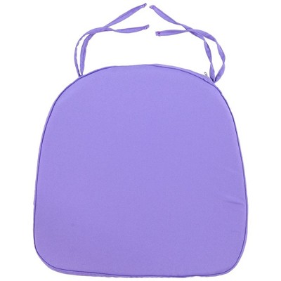 LeisureMod Memory Foam Chair Cushion with Ties – Removable Cover, for Dining & Kitchen Chairs