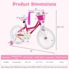 Infans Kids Bicycle 18" Toddler & Kids Bike w/Training Wheels for 6-8 Year Old Kids - 2 of 4