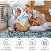 Washable Rug with TPR Non-Slip Backing, Thin Distressed Vintage Rug Low-Pile Floor Carpet Stain Resistant Rugs for Living Room Bedroom, Entryway - 4 of 4