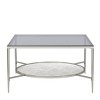 Acme Furniture Adelrik Coffee Glass Table Chrome Finish - 3 of 4