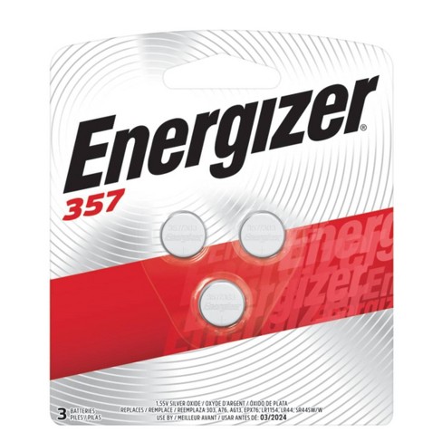 Energizer 357 Silver Oxide Batteries 3pk : Target