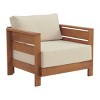 Alaterre Furniture Barton Outdoor Weather Resistant Arm Chair with Cushions and Zippered Covers - image 2 of 4