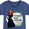 Girls' - Disney - Brave Merida Stand Your Ground Fitted Short Sleeve Graphic T-Shirt - 2 of 4