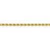 Black Bow Jewelry 3.5mm, 10k Yellow Gold Diamond Cut Solid Rope Chain Anklet or Bracelet - 2 of 4