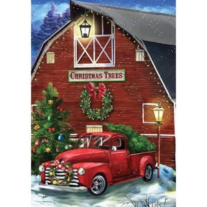Briarwood Lane House Flag 40x28 For Outdoor Christmas Tree Farm House Flag Flag For Christmas House Flag - 1 of 4