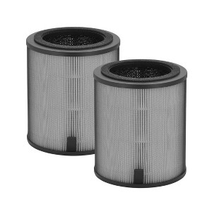 Nispira JF100 Replacement Filter for Jafända JF100 Air Purifier 3 Stage Filtration True HEPA Activated Carbon, 2 Packs - 1 of 4